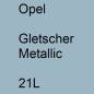 Preview: Opel, Gletscher Metallic, 21L.